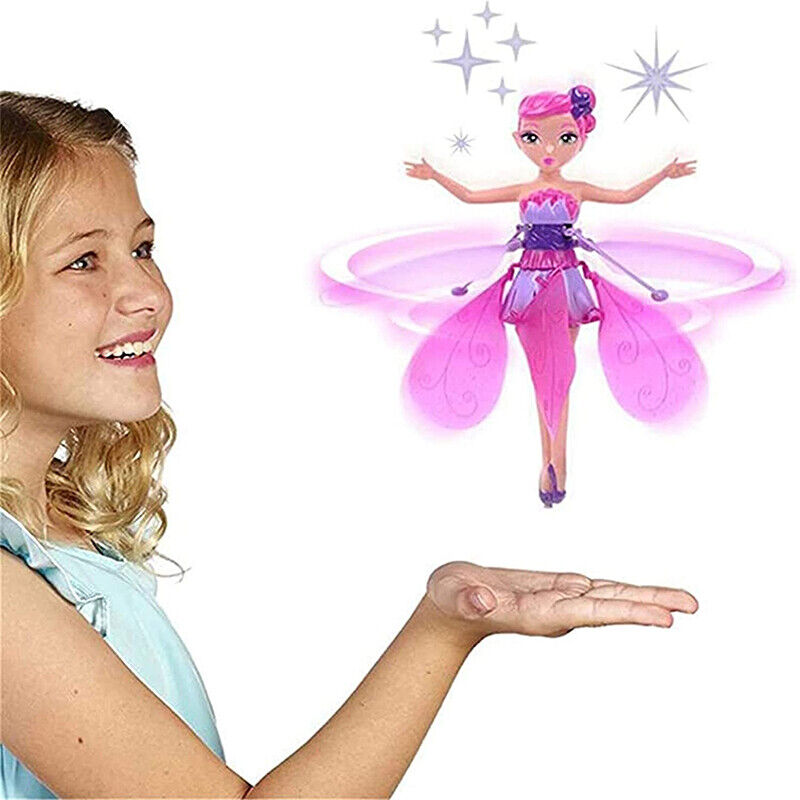 Enchanting Induction Flight Luminous Fairy Doll – A Magical RC Drone Experience for Kids -Random colour will be sent.