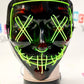 Halloween Lighting Mask With Power Battery