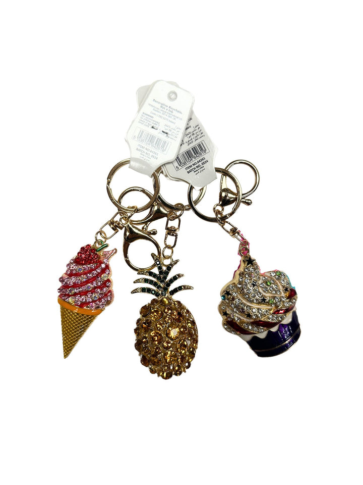 UncleJay's Luxury Bling Keyring Metal Quality Glamour Charms - Random Packs