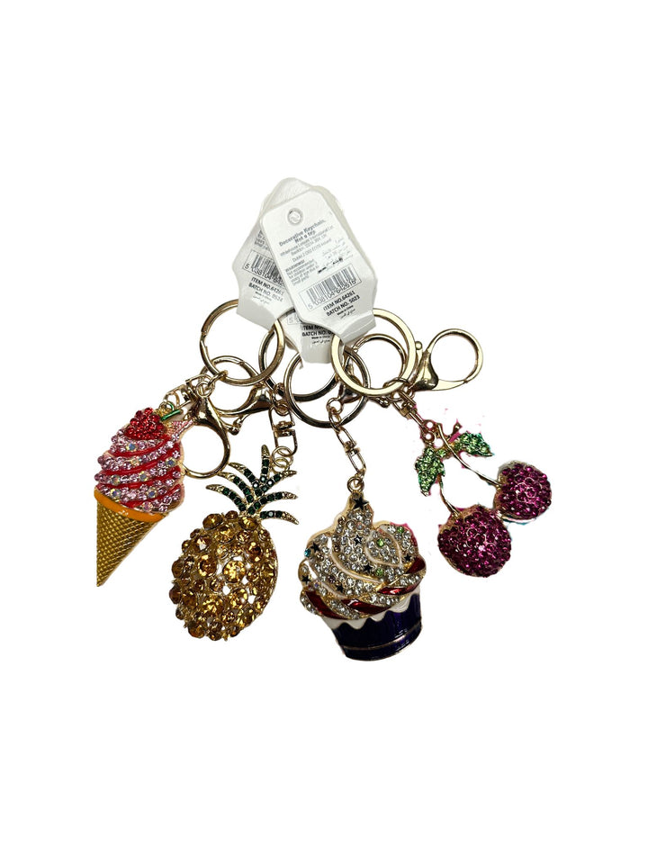 UncleJay's Luxury Bling Keyring Metal Quality Glamour Charms - Random Packs