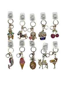UncleJay's Luxury Bling Keyring Metal Quality Glamour Charms - Random Packs