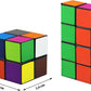 Unclejay's Magic Cube Star Cube 2 in 1 Yoshimoto Cube for Kids and Adults, Toy Gifts for Boys and Girls - Satisfying Magnetic Fun