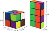 Unclejay's Magic Cube Star Cube 2 in 1 Yoshimoto Cube for Kids and Adults, Toy Gifts for Boys and Girls - Satisfying Magnetic Fun