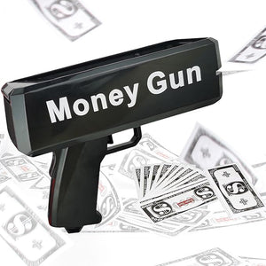 Money Shooter Prop - Money Shooter Fake Money Handheld Toy - Make It Rain Toy Cash Shooter, Cash Machine for Movies, Game, Wedding, Night Club,