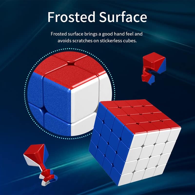 Unclejay's MOYU 3x3 Magic Cube Speed Rubix Cube Magnetic Puzzle Cube Flexible Brain Teasers Satisfying Fun for Magic Cube Enthusiasts