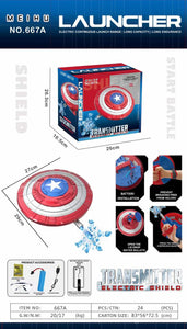 Captain America Shield Gel Blaster - Unleash Your Inner Superhero