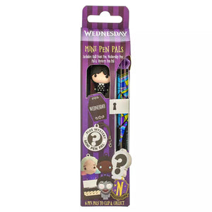 Unclejay's Mini Pen Pals Stationery Set – Collectible Pens Featuring Wednesday, Bugs Bunny &  Teenage Mutant Ninja Turtles