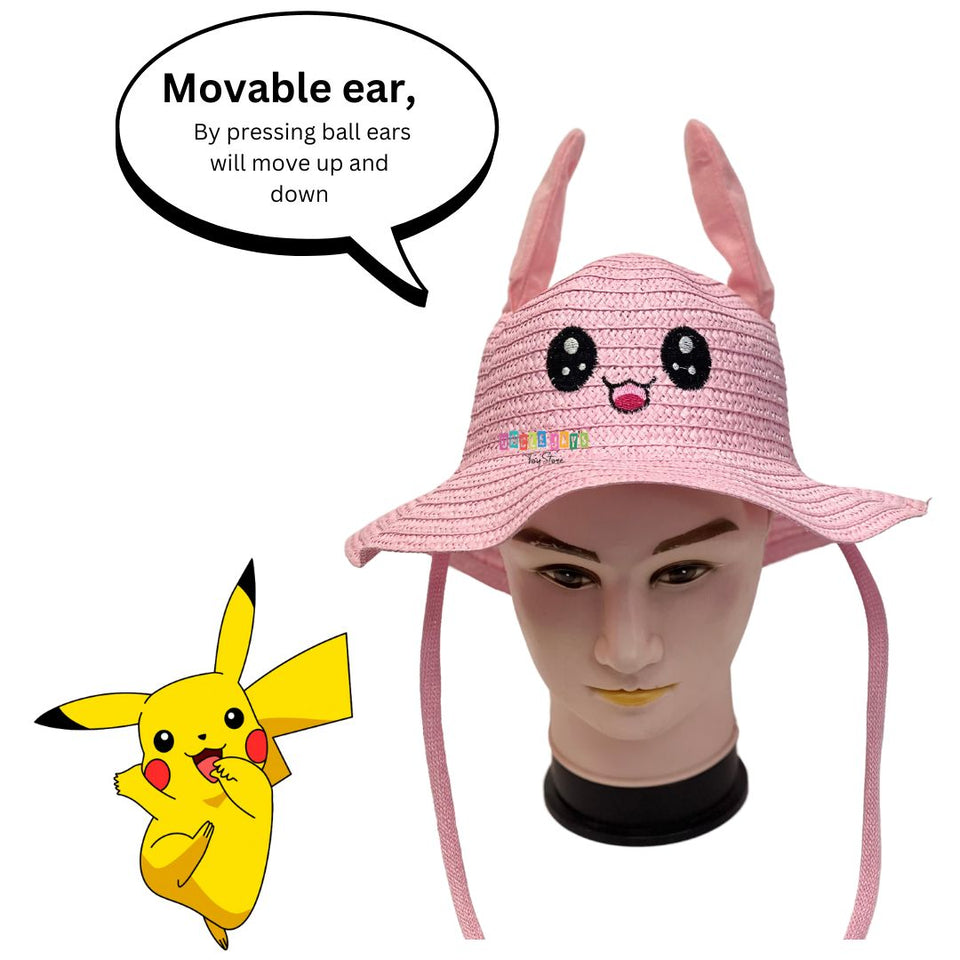 Character summer Hats with moving ears