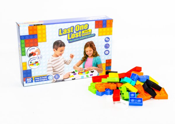 Last One Lost soft blocks popping game 40pcs