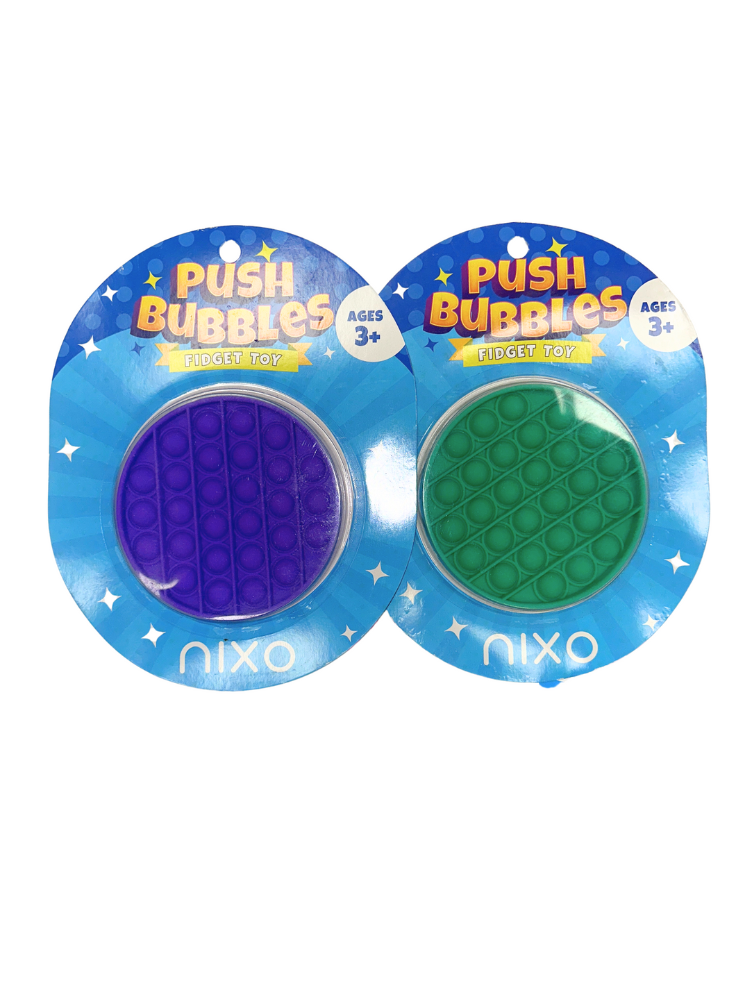 Unclejay's Push Bubbles Pop It - Fun Stress Relief Toy Pack of 2