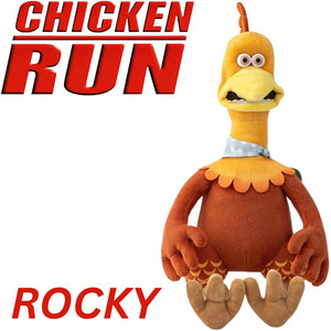 Chicken Run Plush Toy Collection: Molly, Rocky, and Ginger - 13 Inches of Farmyard Fun!