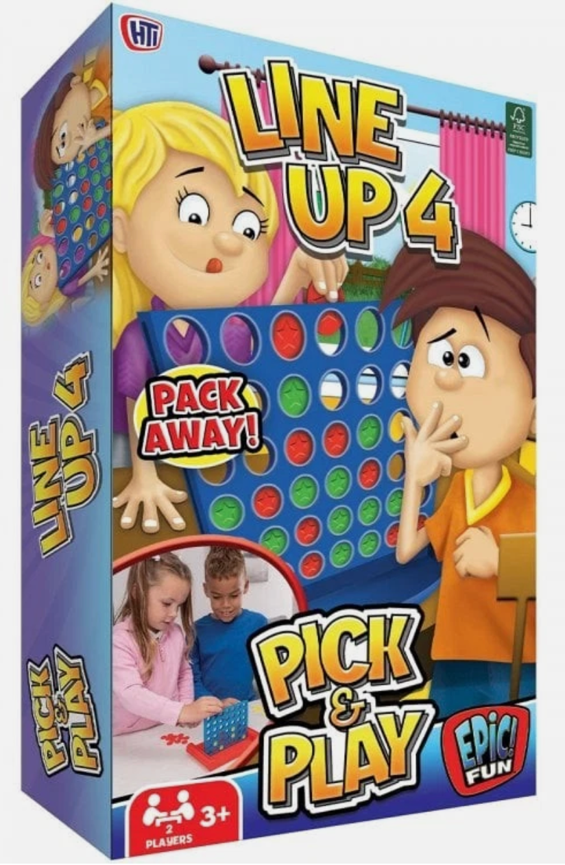 Epic Fun Line Up 4 Pick & Play Game