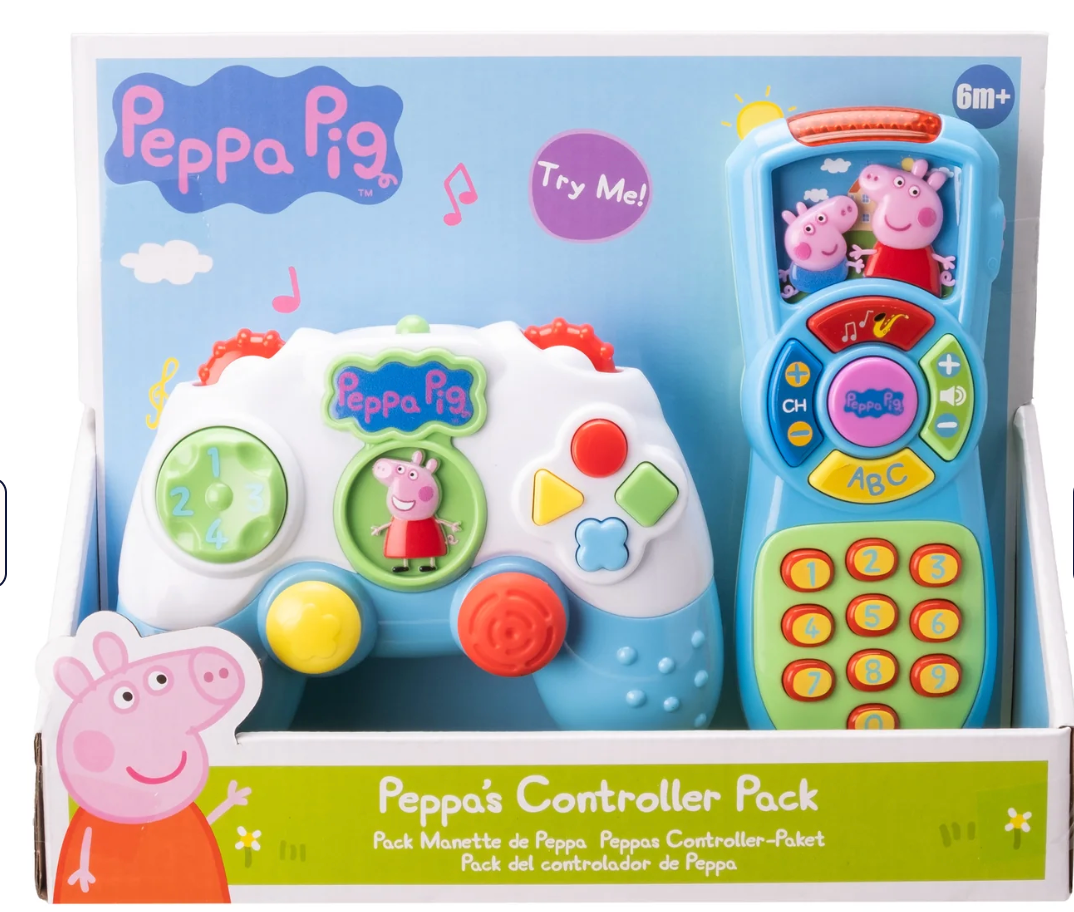 Peppa Pig Controller Pack Remote Control And Games Controller
