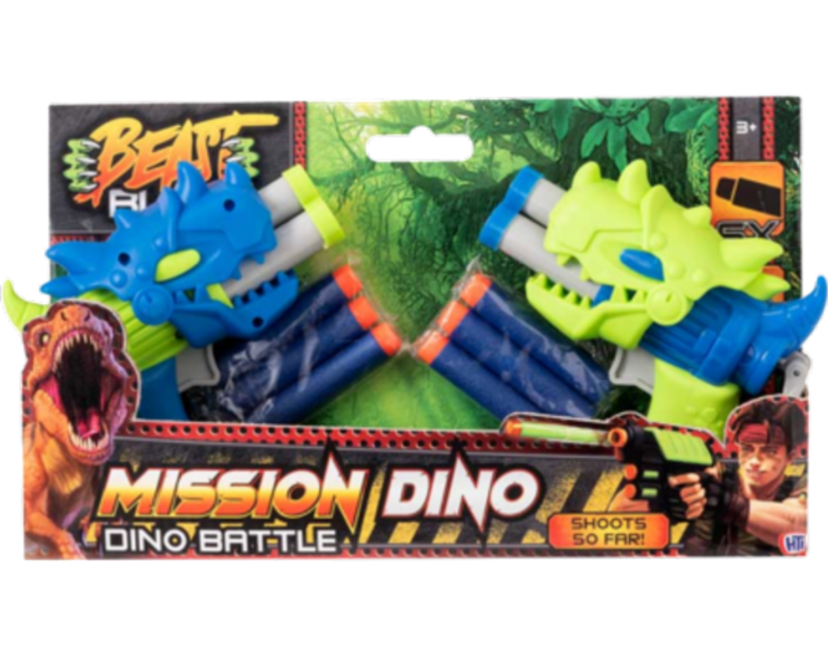 Beast Blitz Dino Battle Dart Guns