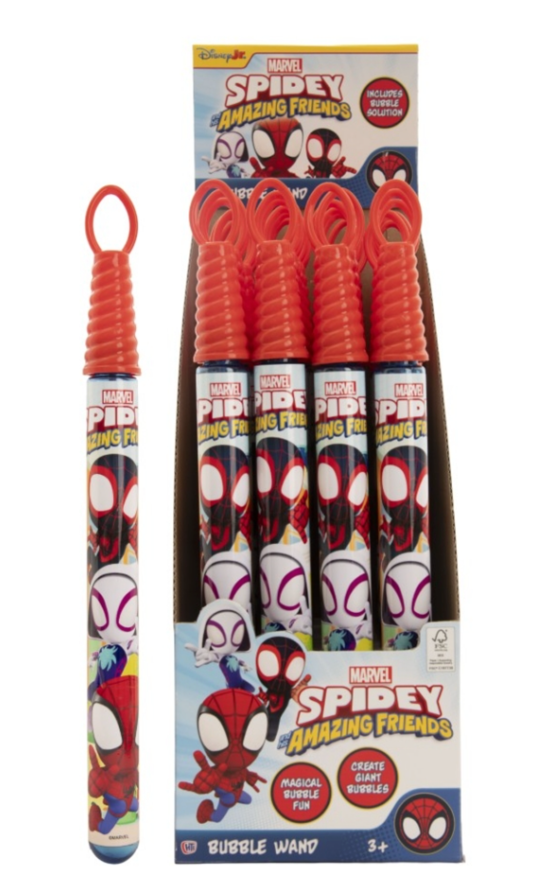Spidey & Friends 2 in 1 Mega Bubble Wand