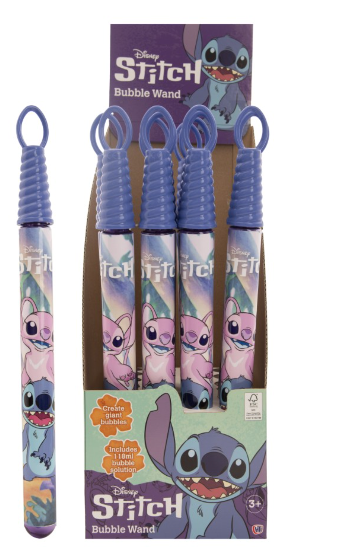 Stitch 2 in 1 Mega Bubble Wand