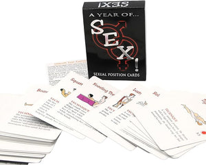 Sexual Position Cards Couples Drinking Card Games Sexy Games Adults 2 Player Couples Card Games for Adults Excited Exhausted, Fun Adult Drinking Game for Parties