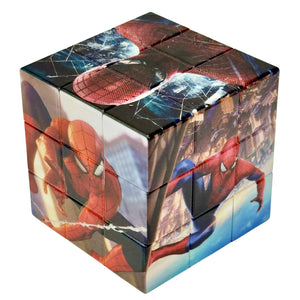 High Speed Sticker less Hydrographic Printed 3D Effect 3x3 Magic Rubik Cube Puzzle Toy