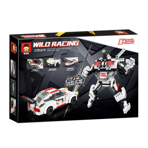 Building Block Engineering Transformation Car Deformation Robot Building Blocks Educational Brick Toys