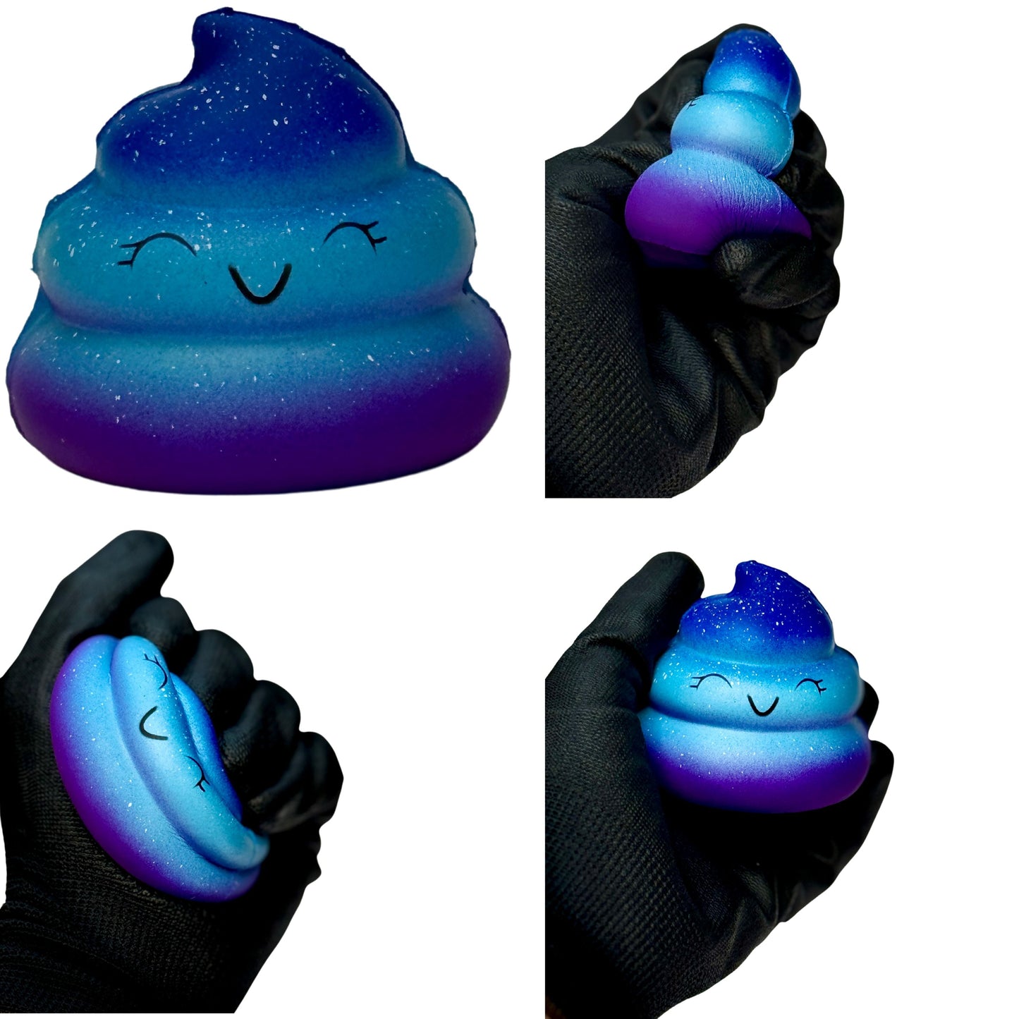 Smiling Galaxy Mini Poo Squishy Slow Rising Squishies