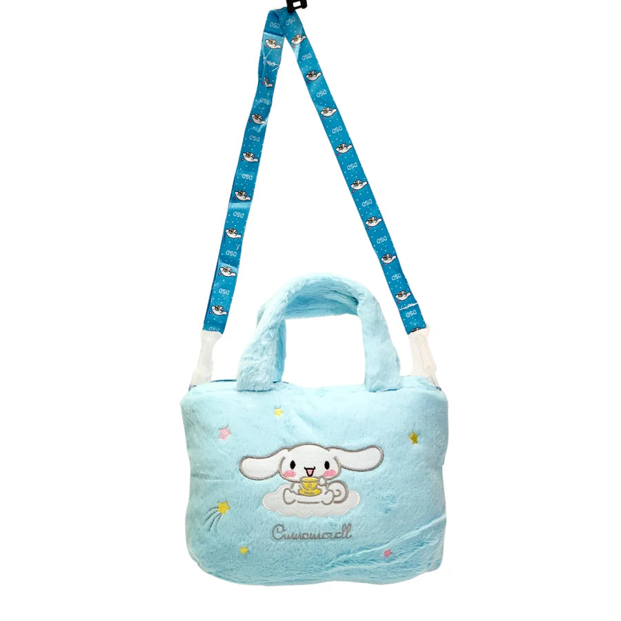 Cute Plush Character Shoulder Bags – Soft and Adorable Cartoon Handbags for All Ages