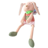 Woven Fabric Miss Rabbit Soft Toy