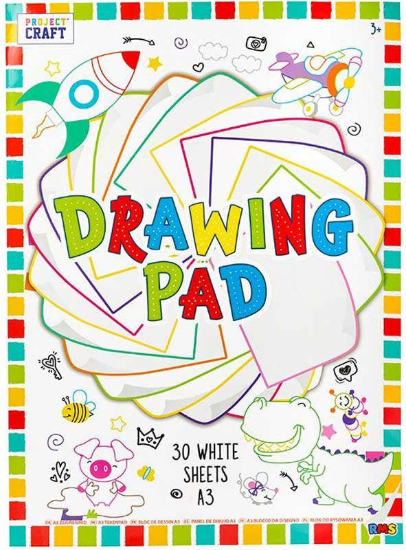 a3 Drawing Pad White 30 Sheets x 70gsm