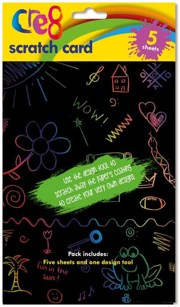 a5 Rainbow Scratch Card