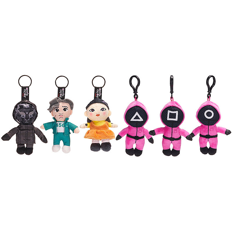 Squid Game Kitchen Crew 6-Character Set - Cook Up Survival Fun with Netflix’s Deadliest Players!