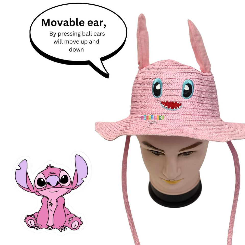 Character summer Hats with moving ears