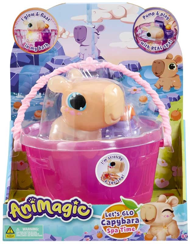 Animagic Lets Glo Capybara Spa Time