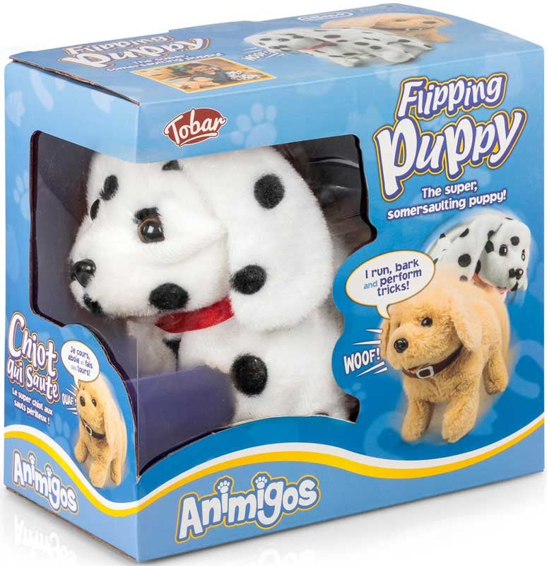 Animigos Flipping Puppy Dalmatian Dog