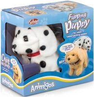 Animigos Flipping Puppy Dalmatian Dog