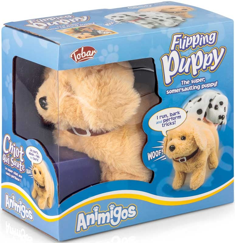 Animigos Flipping Puppy Labrador Dog