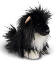 Animigos World Of Nature 18cm Black Chinese Crested Dog