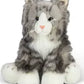 Animigos World Of Nature Grey Fluffy Cat