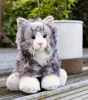 Animigos World Of Nature Grey Fluffy Cat