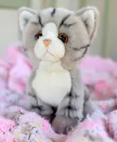 Animigos World Of Nature Grey Tabby Cat