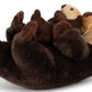Animigos World Of Nature Lying Otter With Baby