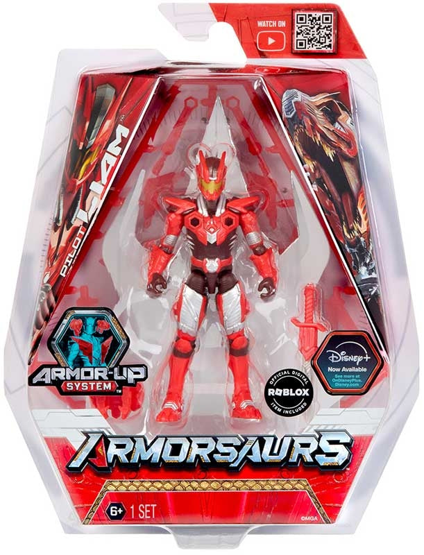 Armorsaurs 3.75 Inch Figure - T - Rex Pilot - Liam Roberts