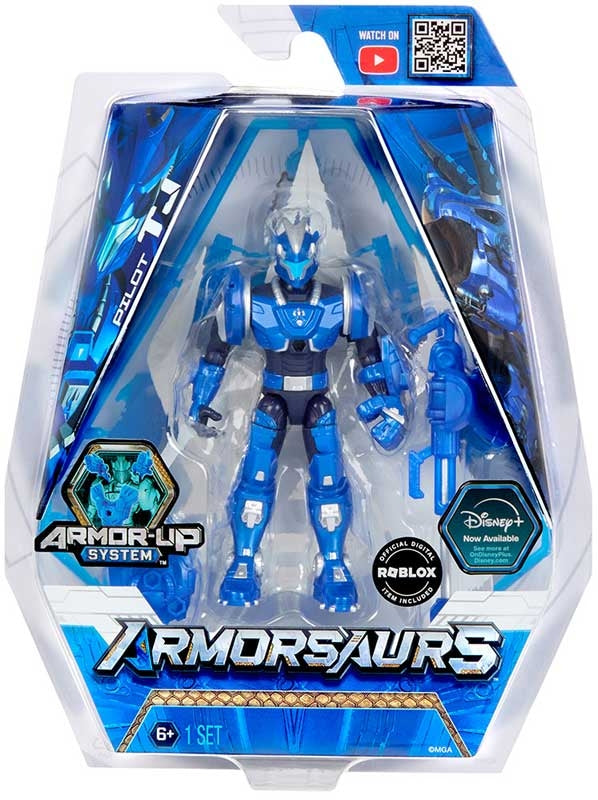 Armorsaurs 3.75 Inch Figure - Triceratops Pilot - Tj