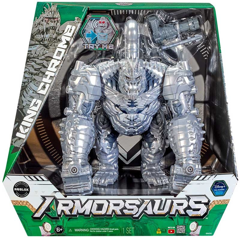 Armorsaurs Feature Villain Figure - King Chrome