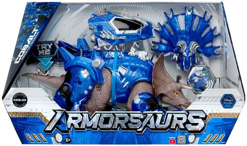 Armosaurs Armor - Up Dinosaur - Triceratops - Cobalt