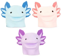 Axolotl Hand Puppet Toy Assorted