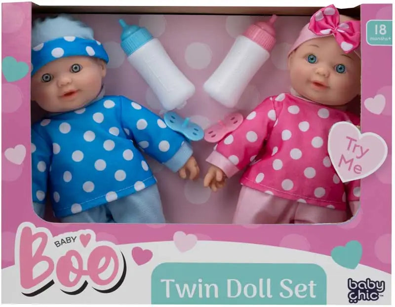 Baby Boo Twin Set - 30cm Talking Doll