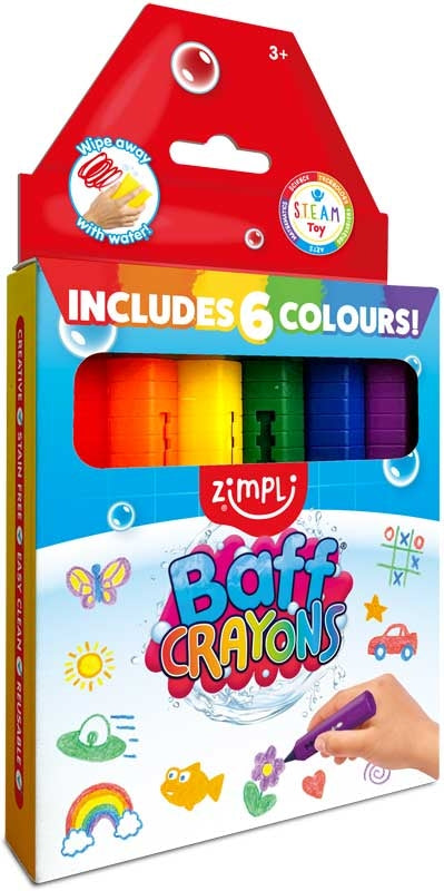 Baff Crayons - 6 Pack
