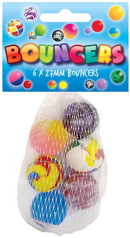 Ball Jet 2.5cm Assorted - 6pk