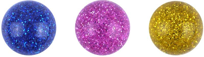 Ball Jet 3.3cm Glitter Colours