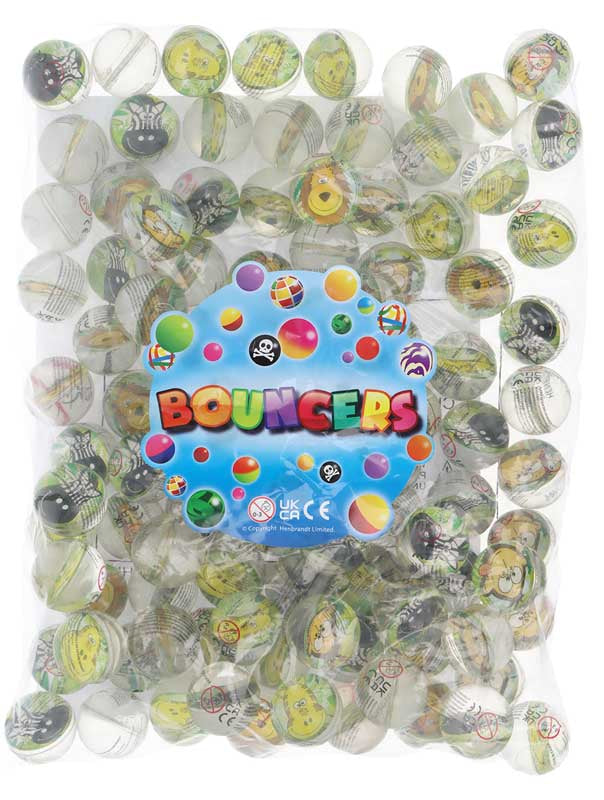 Ball Jet 3.3cm Jungle 4 Cols Assorted