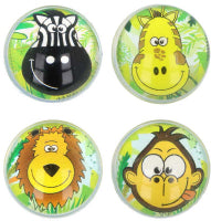 Ball Jet 3.3cm Jungle 4 Cols Assorted